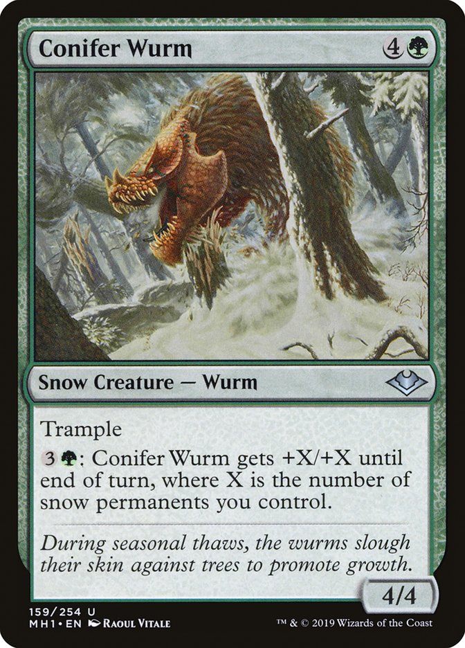 Conifer Wurm [Modern Horizons] | Pegasus Games WI