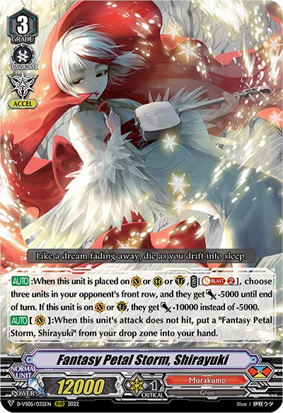 Fantasy Petal Storm, Shirayuki (D-VS05/032EN) [V Clan Collection Vol.5] | Pegasus Games WI