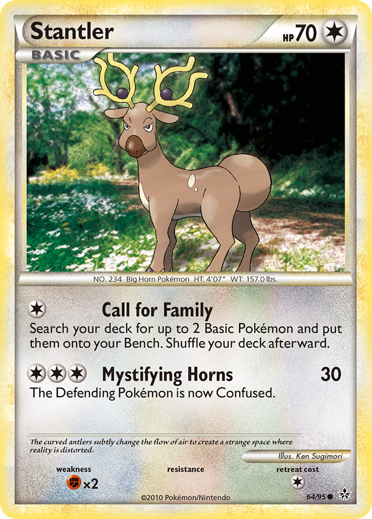 Stantler (64/95) [HeartGold & SoulSilver: Unleashed] | Pegasus Games WI