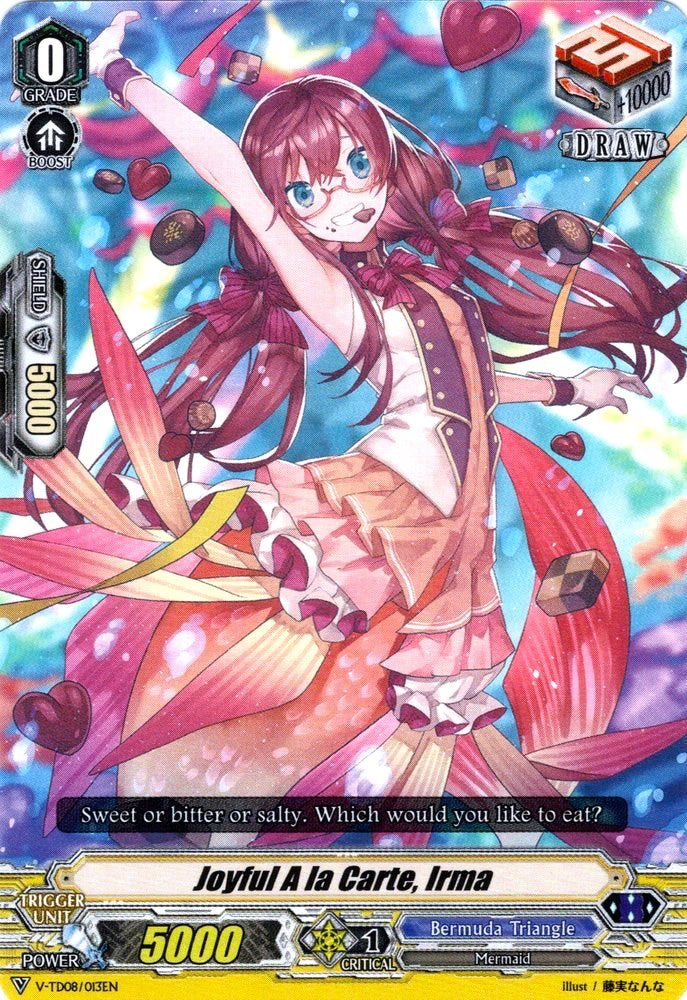 Joyful a la Carte, Irma (V-TD08/013EN) [Schokolade Melody] | Pegasus Games WI