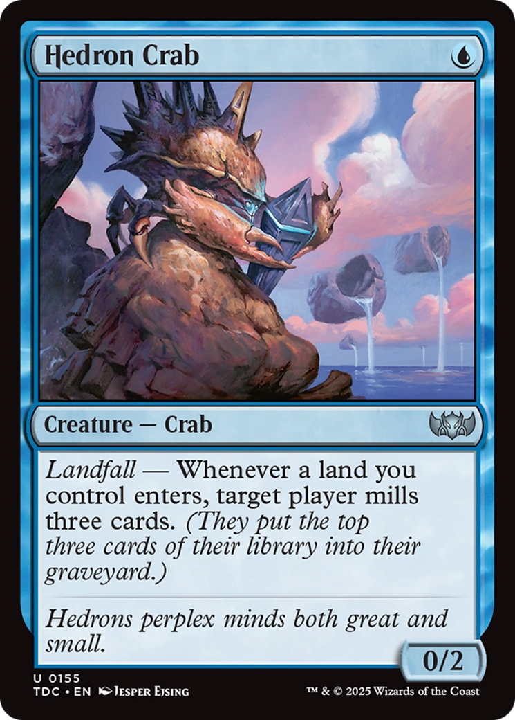 Hedron Crab [Tarkir: Dragonstorm Commander] | Pegasus Games WI