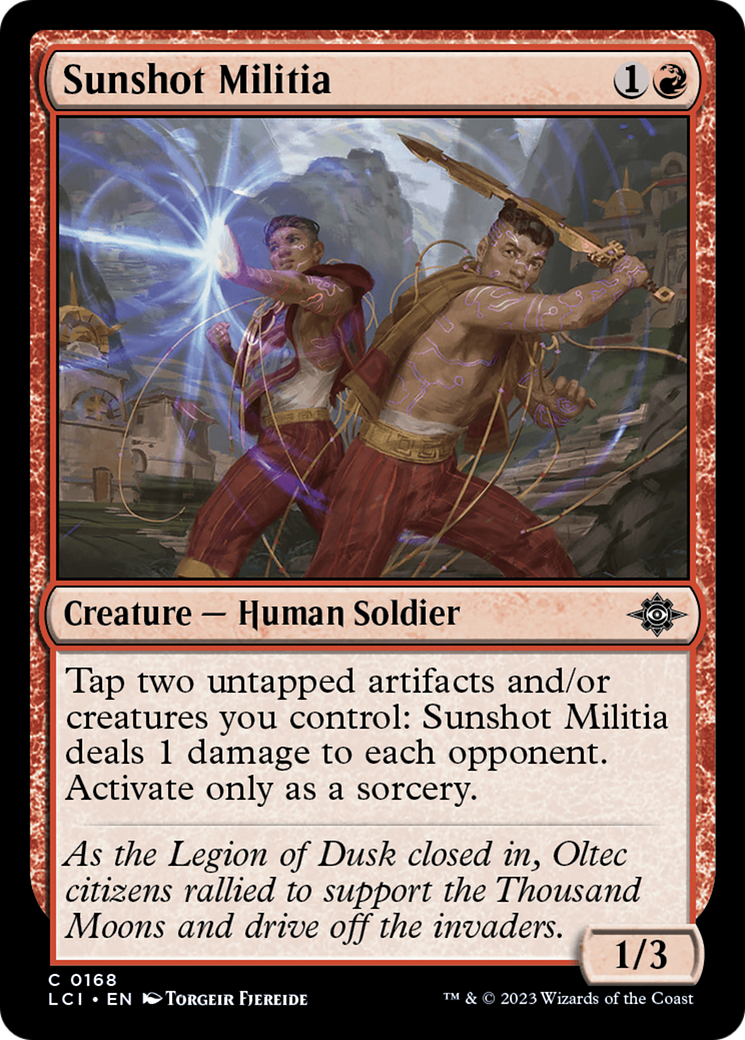 Sunshot Militia [The Lost Caverns of Ixalan] | Pegasus Games WI