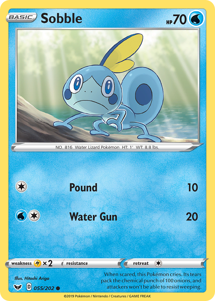 Sobble (055/202) [Sword & Shield: Base Set] | Pegasus Games WI