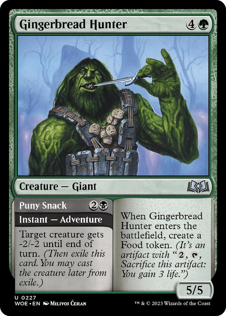 Gingerbread Hunter // Puny Snack [Wilds of Eldraine] | Pegasus Games WI