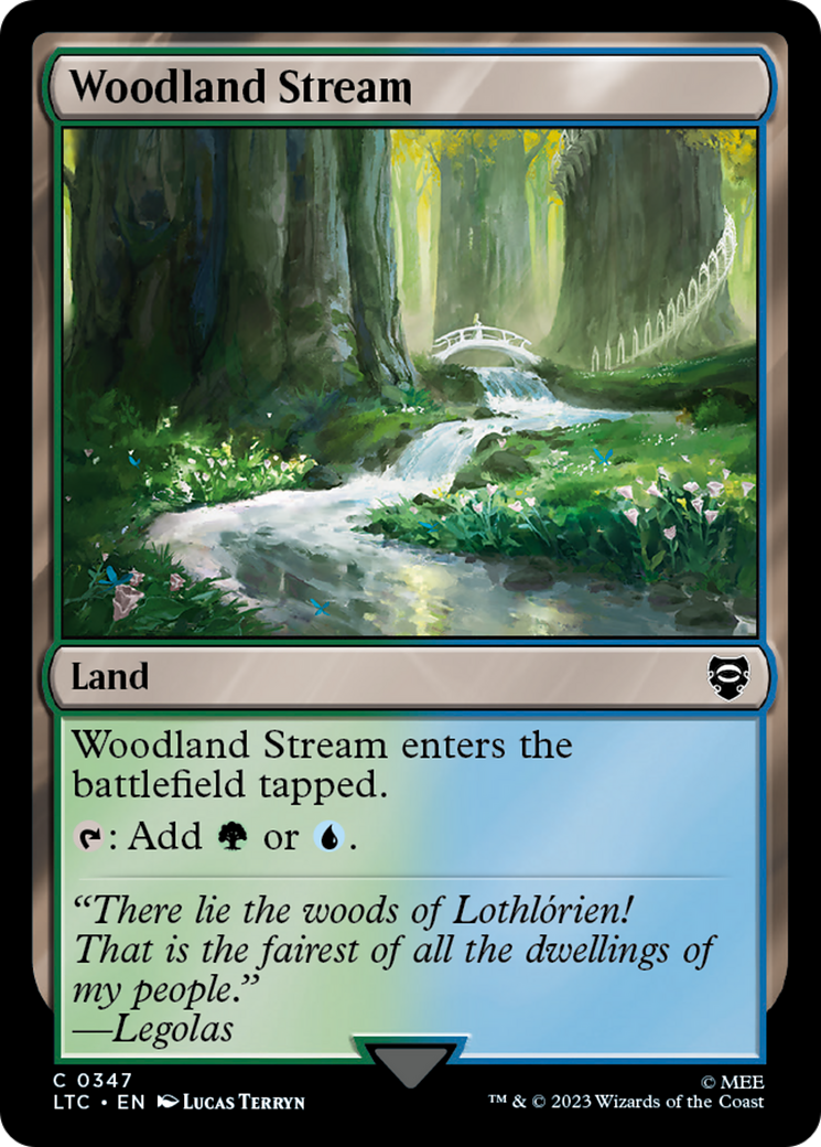 Woodland Stream [The Lord of the Rings: Tales of Middle-Earth Commander] | Pegasus Games WI