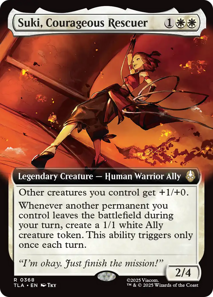 Suki, Courageous Rescuer (Extended Art) [Avatar: The Last Airbender] | Pegasus Games WI