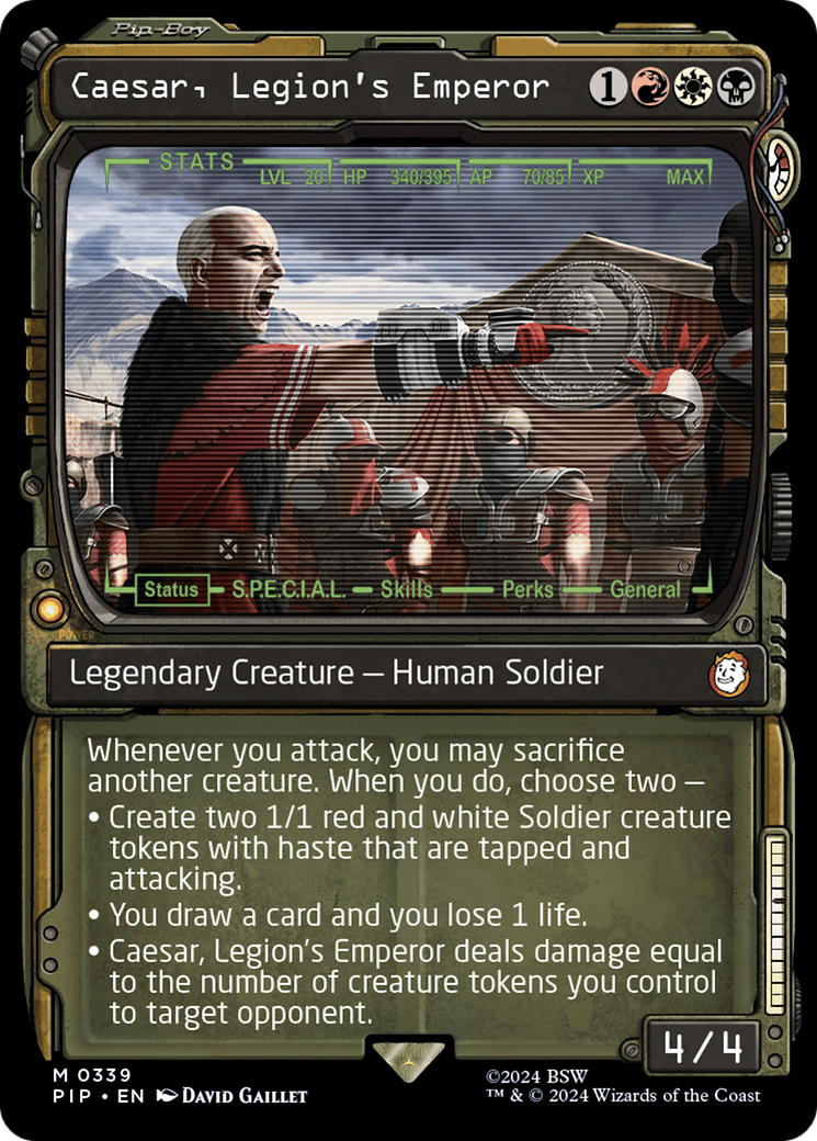 Caesar, Legion's Emperor (Showcase) [Fallout] | Pegasus Games WI