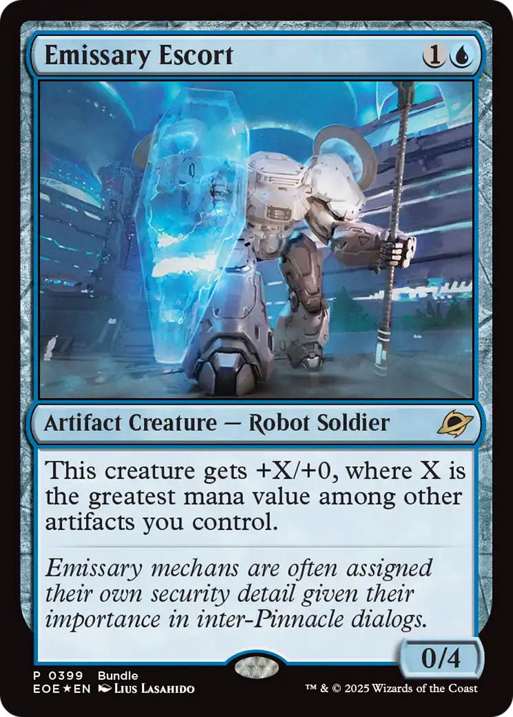 Emissary Escort [Edge of Eternities Prerelease Promos] | Pegasus Games WI