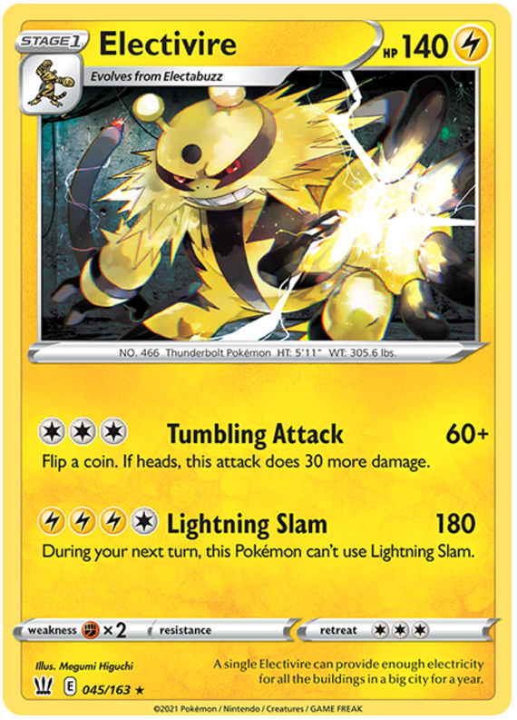 Electivire (045/163) [Sword & Shield: Battle Styles] | Pegasus Games WI