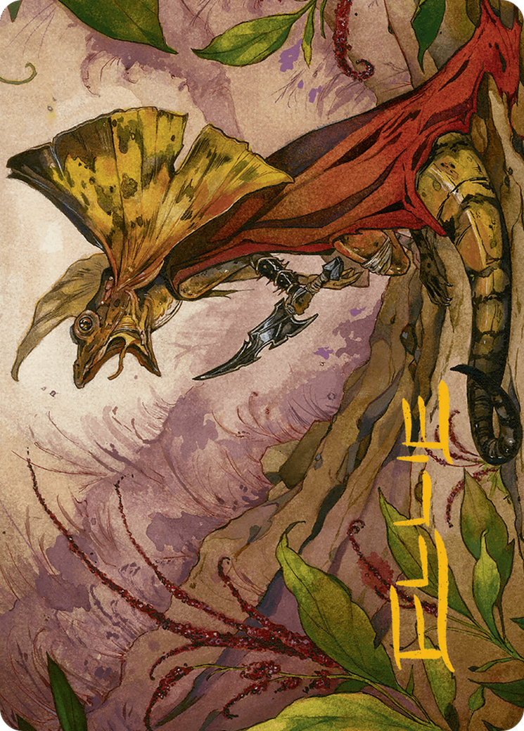 Hired Claw Art Card (Gold-Stamped Signature) [Bloomburrow Art Series] | Pegasus Games WI