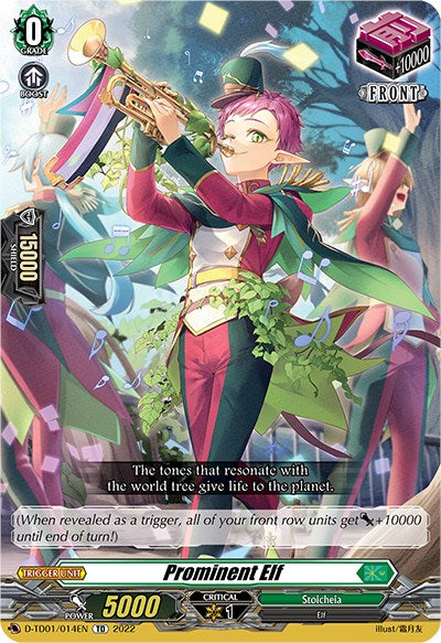 Prominent Elf (D-TD01/014EN) [D-TD01: Urara Haneyama -Bandmaster of Blossoming Bonds-] | Pegasus Games WI