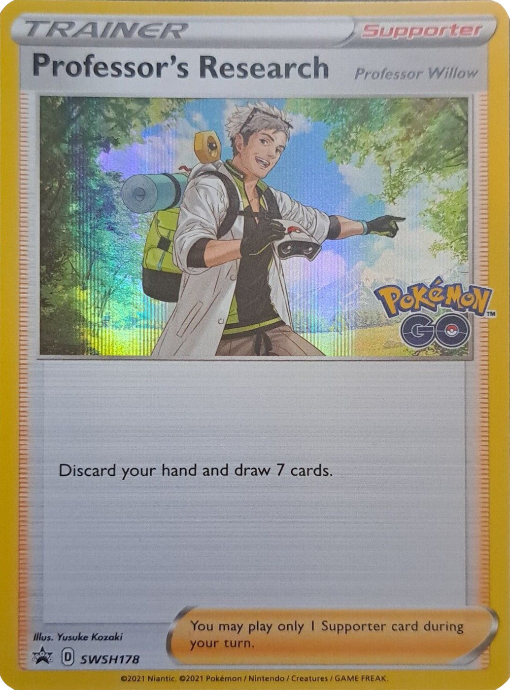 Professor's Research (SWSH178) [Sword & Shield: Black Star Promos] | Pegasus Games WI