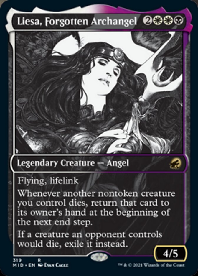 Liesa, Forgotten Archangel (Showcase Eternal Night) [Innistrad: Midnight Hunt] | Pegasus Games WI