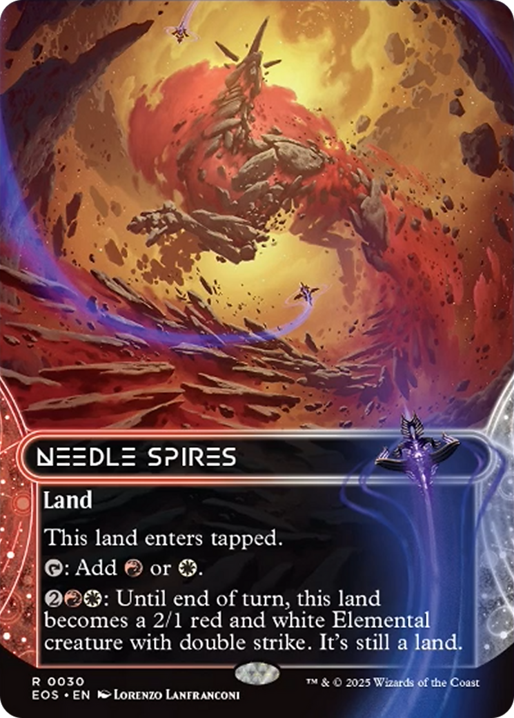 Needle Spires (0030) (Borderless) [Edge of Eternities: Stellar Sights] | Pegasus Games WI
