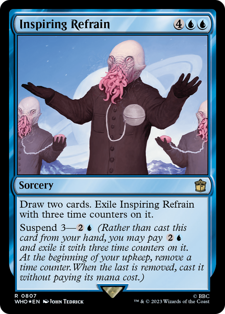 Inspiring Refrain (Surge Foil) [Doctor Who] | Pegasus Games WI