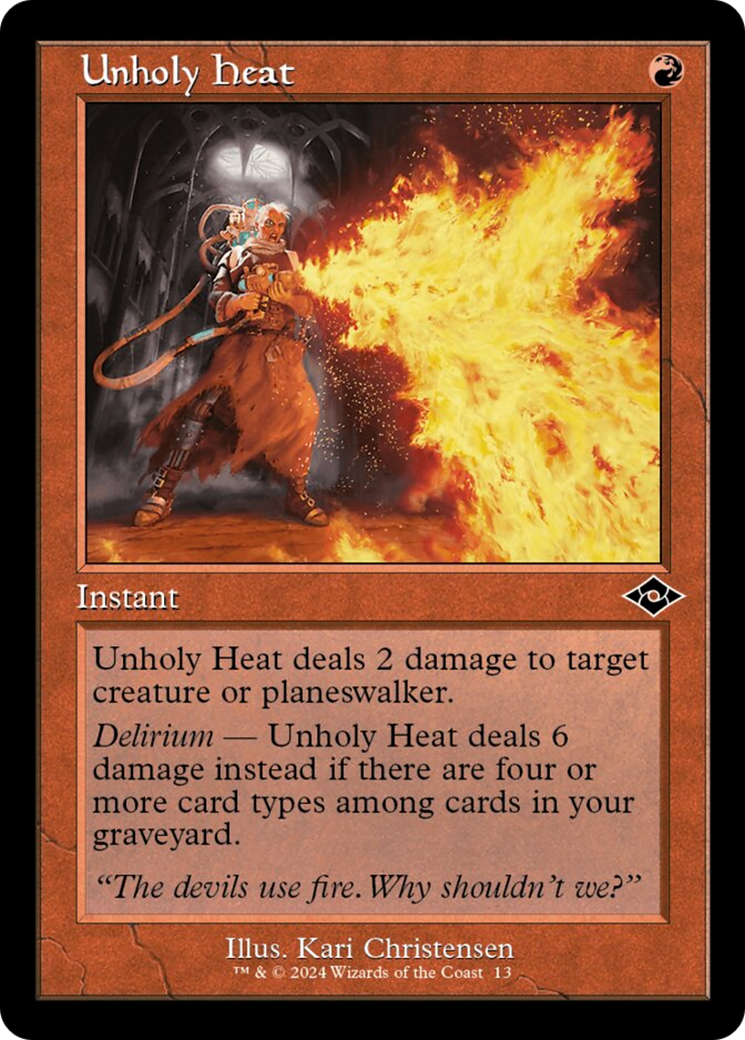 Unholy Heat (Retro) [Modern Horizons 2] | Pegasus Games WI