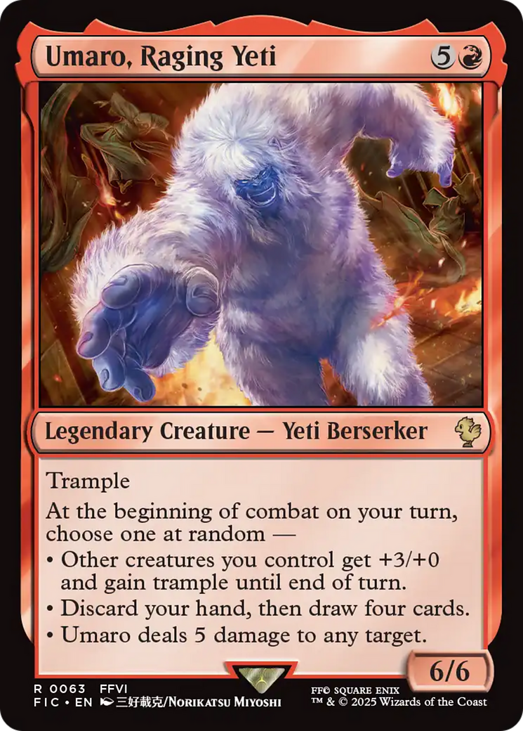 Umaro, Raging Yeti [FINAL FANTASY Commander] | Pegasus Games WI