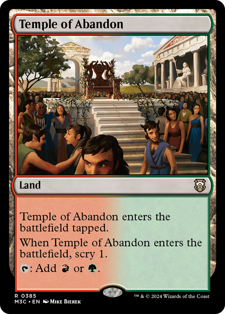 Temple of Abandon [Modern Horizons 3 Commander] | Pegasus Games WI