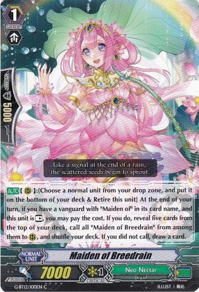 Maiden of Breedrain (G-BT12/100EN) [Dragon King's Awakening] | Pegasus Games WI