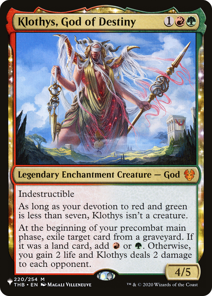 Klothys, God of Destiny [The List] | Pegasus Games WI
