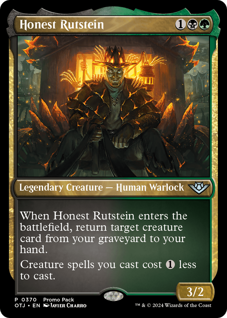 Honest Rutstein (Promo Pack) [Outlaws of Thunder Junction Promos] | Pegasus Games WI