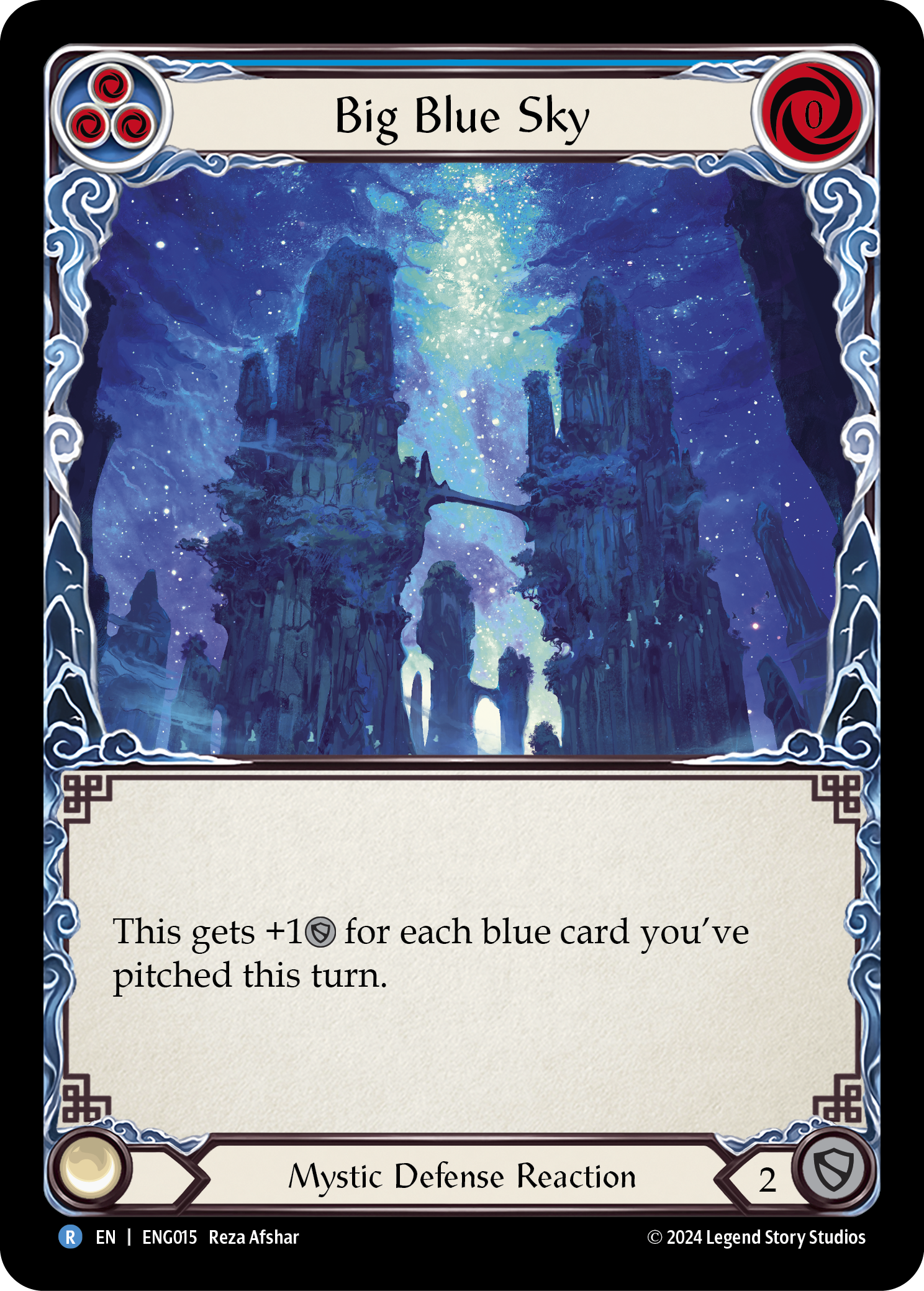 Big Blue Sky [ENG015] (Part the Mistveil Enigma Blitz Deck) | Pegasus Games WI