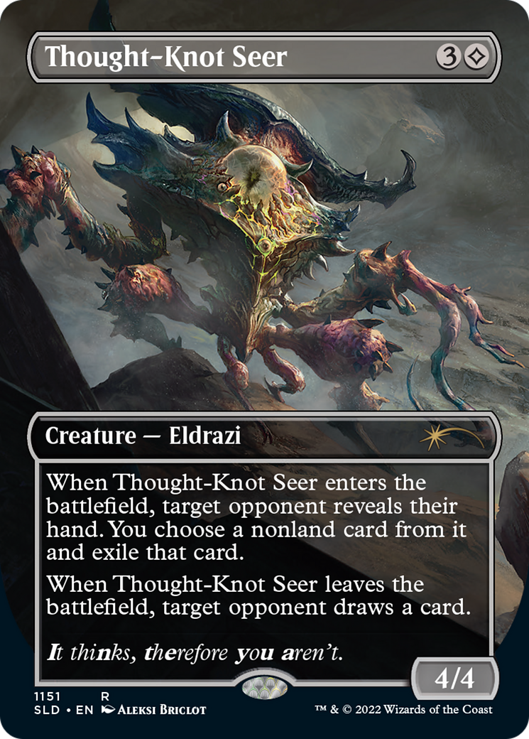Thought-Knot Seer (1151) (Borderless) [Secret Lair Drop Series] | Pegasus Games WI