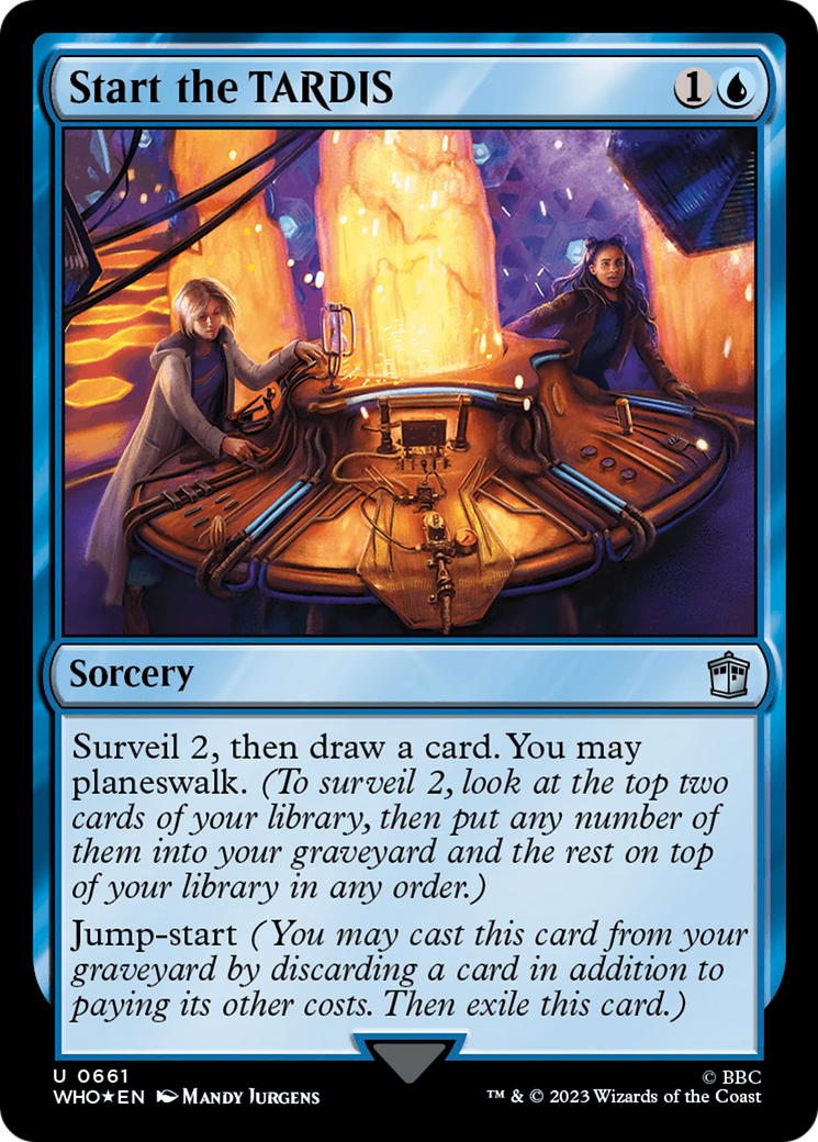 Start the TARDIS (Surge Foil) [Doctor Who] | Pegasus Games WI