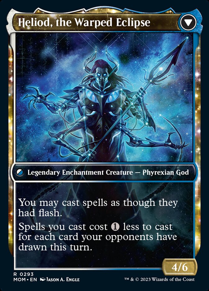 Heliod, the Radiant Dawn // Heliod, the Warped Eclipse (Showcase Planar Booster Fun) [March of the Machine] | Pegasus Games WI