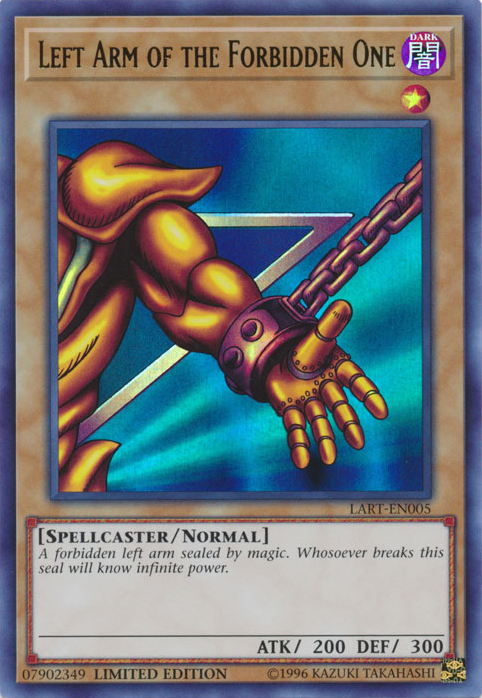 Left Arm of the Forbidden One [LART-EN005] Ultra Rare | Pegasus Games WI