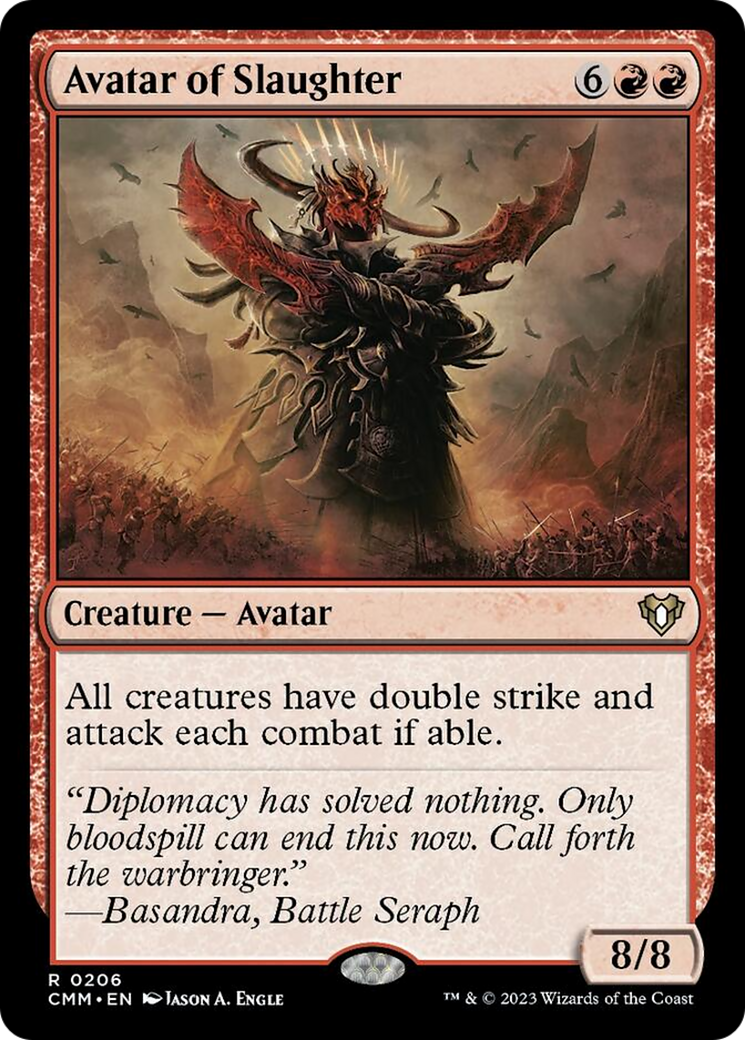 Avatar of Slaughter [Commander Masters] | Pegasus Games WI