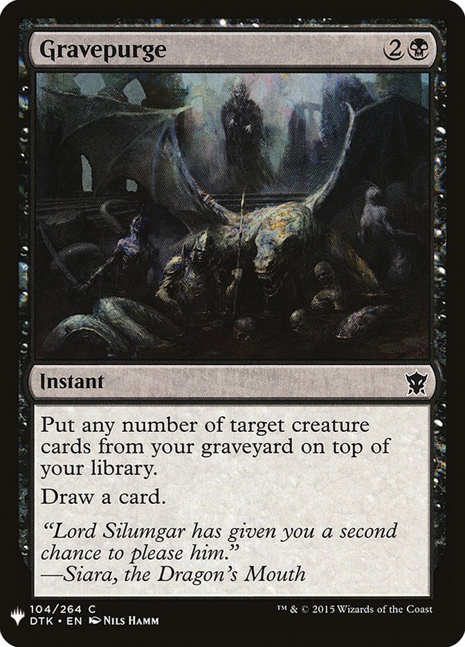 Gravepurge [Mystery Booster] | Pegasus Games WI
