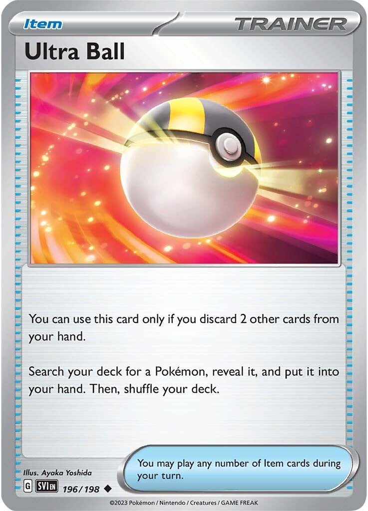 Ultra Ball (196/198) [Scarlet & Violet: Base Set] | Pegasus Games WI