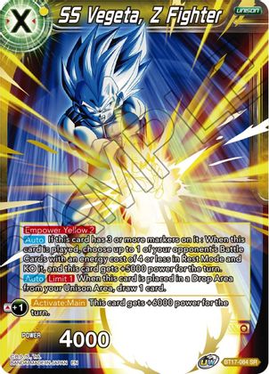 SS Vegeta, Z Fighter (BT17-084) [Ultimate Squad] | Pegasus Games WI