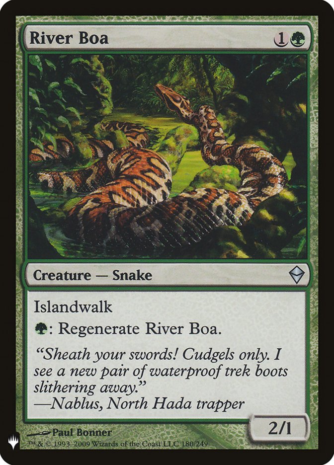 River Boa [Mystery Booster] | Pegasus Games WI