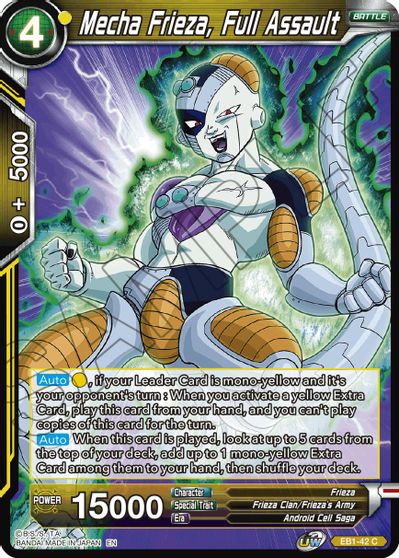 Mecha Frieza, Full Assault (EB1-42) [Battle Evolution Booster] | Pegasus Games WI