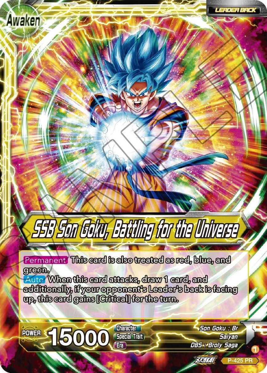 Son Goku // SSB Son Goku, Battling for the Universe (P-425) [Promotion Cards] | Pegasus Games WI
