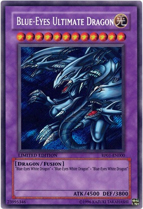 Blue-Eyes Ultimate Dragon [RP01-EN000] Secret Rare | Pegasus Games WI