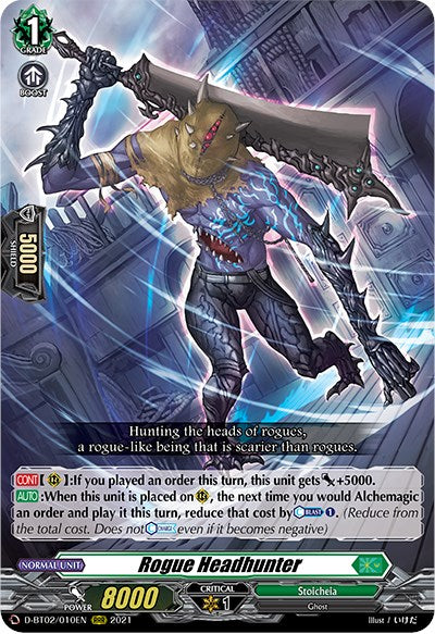 Rogue Headhunter (D-BT02/010EN) [A Brush with the Legends] | Pegasus Games WI