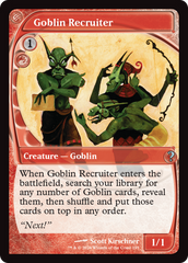 Goblin Recruiter (Future Sight) [Mystery Booster 2] | Pegasus Games WI