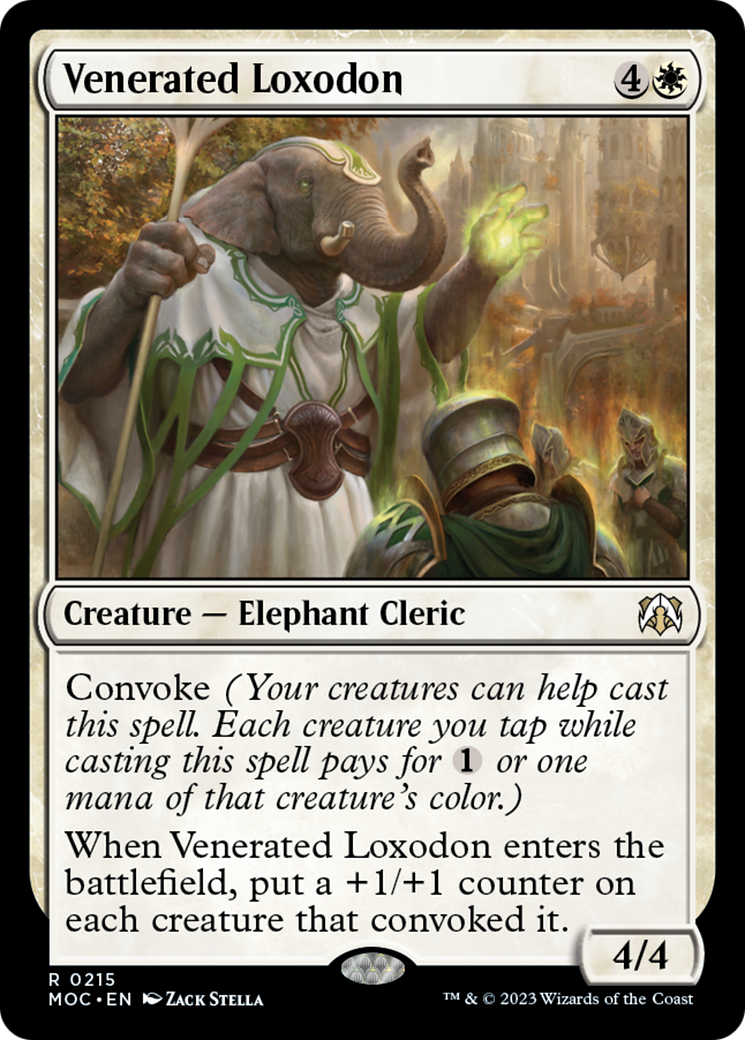 Venerated Loxodon [March of the Machine Commander] | Pegasus Games WI