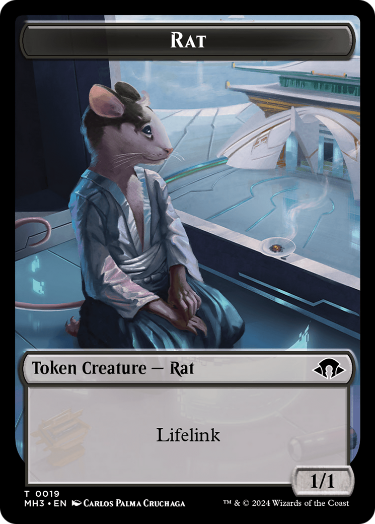 Rat Token [Modern Horizons 3 Tokens] | Pegasus Games WI