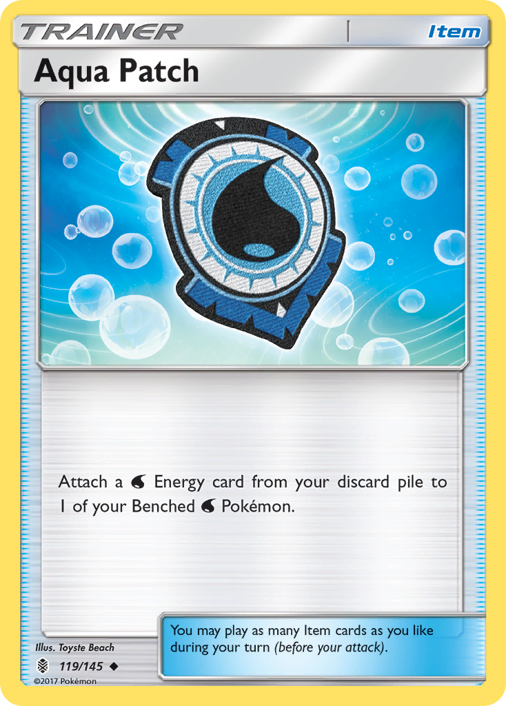 Aqua Patch (119/145) [Sun & Moon: Guardians Rising] | Pegasus Games WI