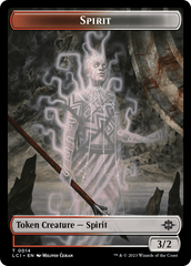 Fungus Dinosaur // Spirit Double-Sided Token [The Lost Caverns of Ixalan Tokens] | Pegasus Games WI