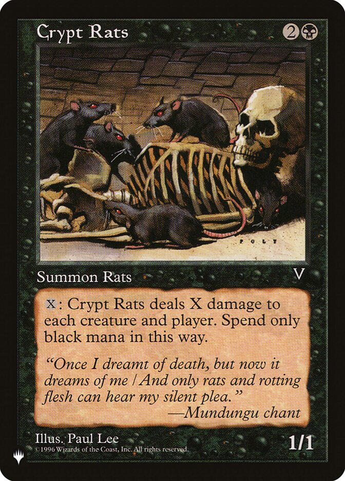 Crypt Rats [The List] | Pegasus Games WI