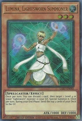 Lumina, Lightsworn Summoner [LART-EN045] Ultra Rare | Pegasus Games WI