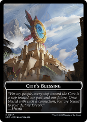 Tiny // City's Blessing Double-Sided Token [Secret Lair Drop Series] | Pegasus Games WI