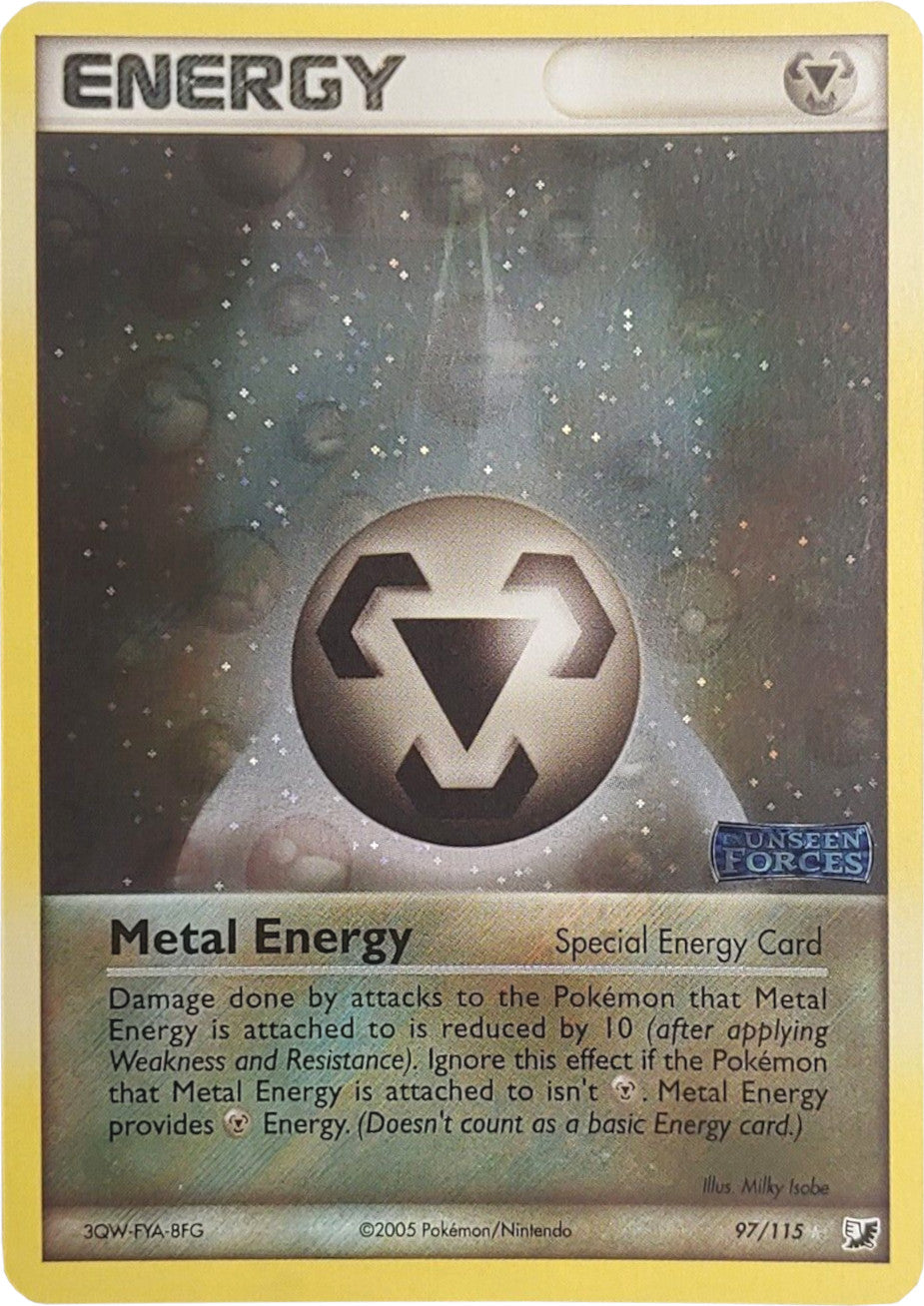 Metal Energy (97/115) (Stamped) [EX: Unseen Forces] | Pegasus Games WI