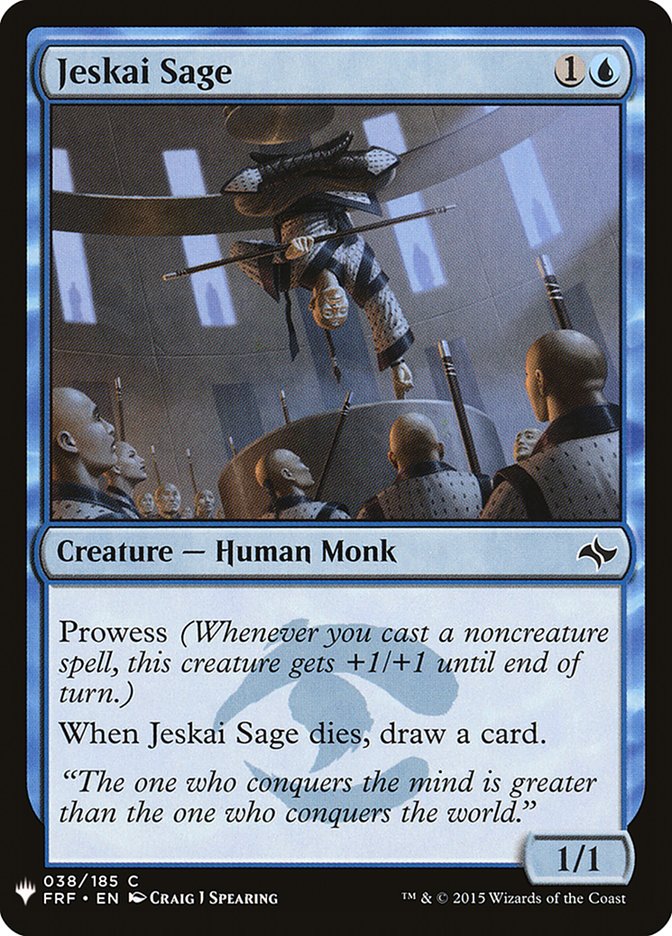 Jeskai Sage [Mystery Booster] | Pegasus Games WI
