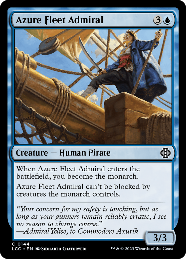 Azure Fleet Admiral [The Lost Caverns of Ixalan Commander] | Pegasus Games WI
